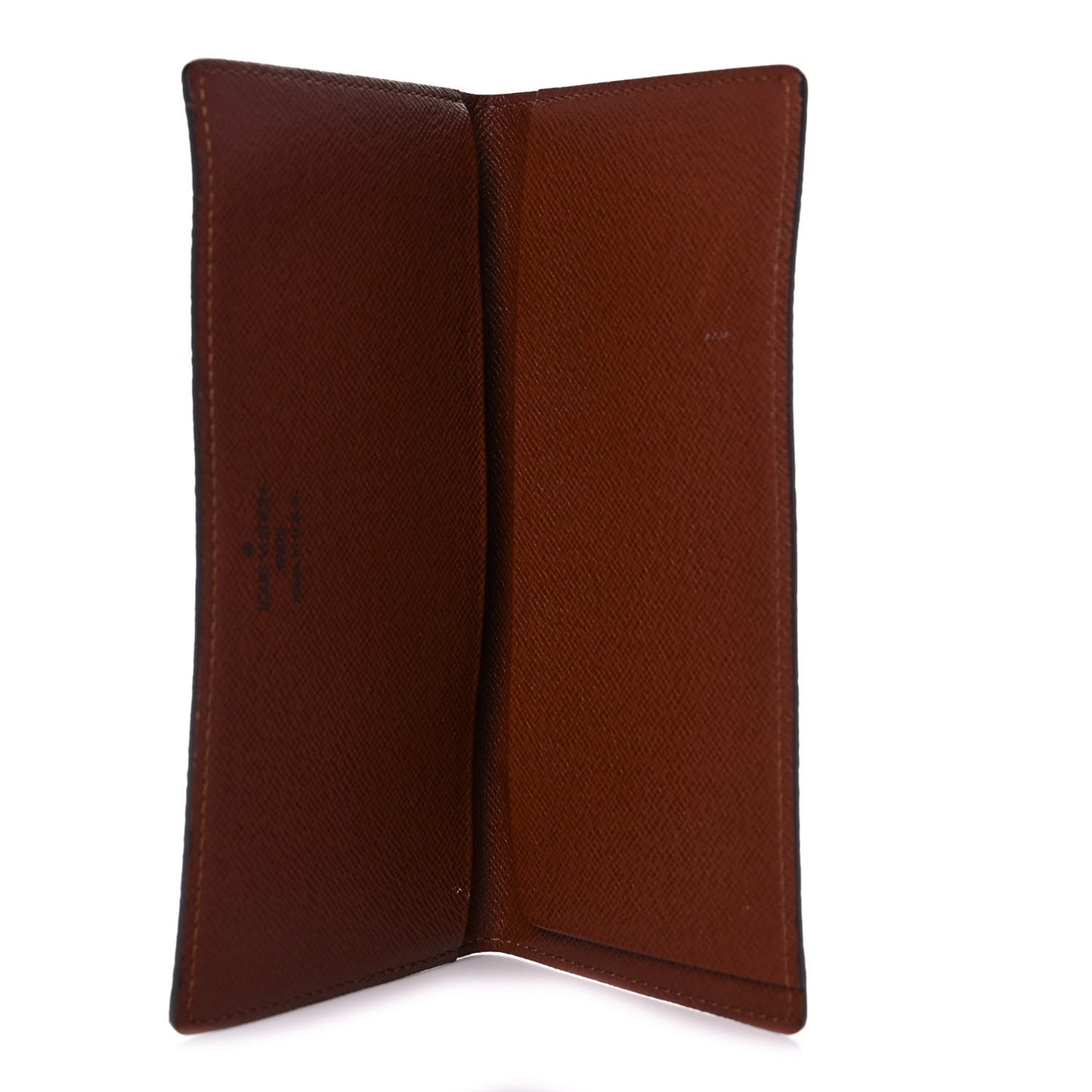 Monogram Simple Checkbook Holder Wallet Cover