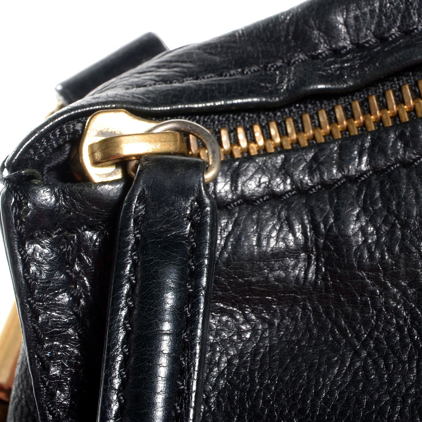 Grained Calfskin Medium Pandora Black