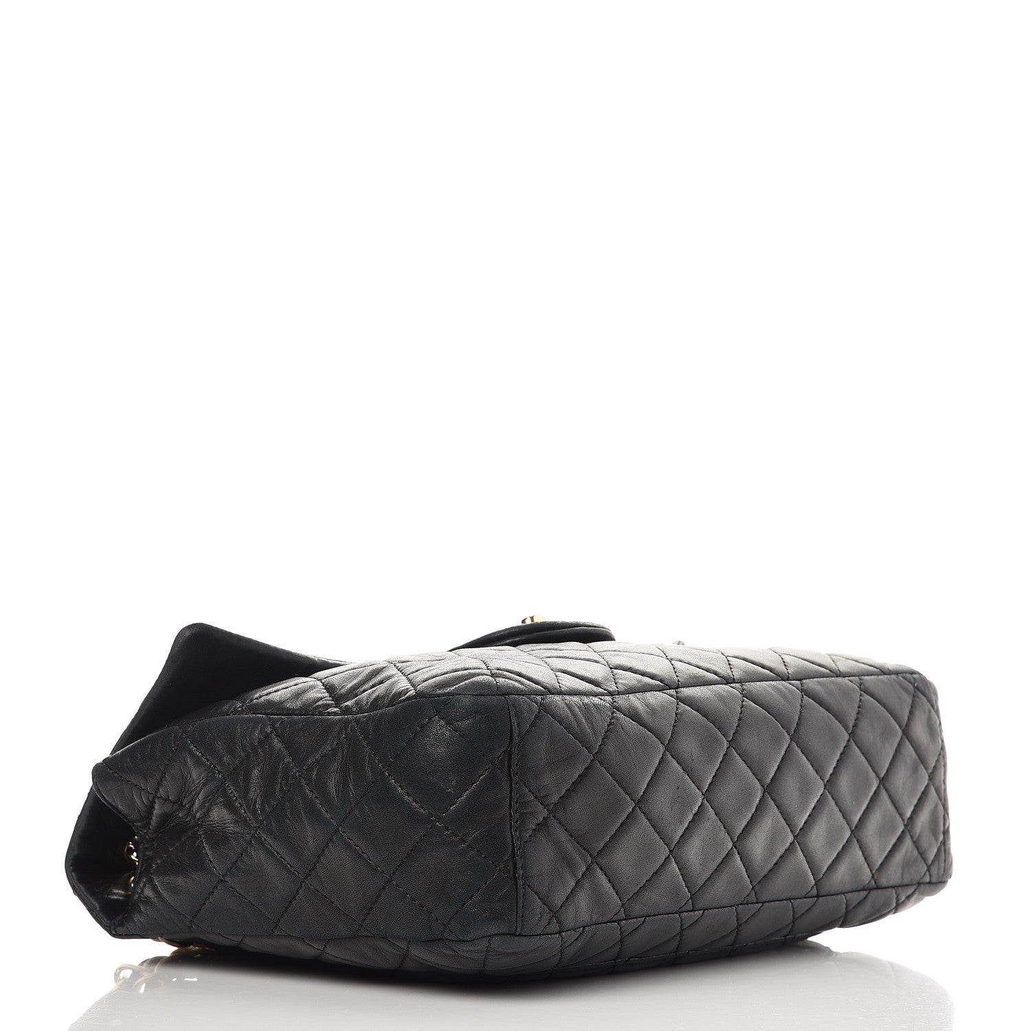 Chanel Lambskin Quilted Maxi Single Flap Black 5 of 13