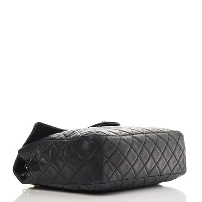 Chanel Lambskin Quilted Maxi Single Flap Black 5 of 13