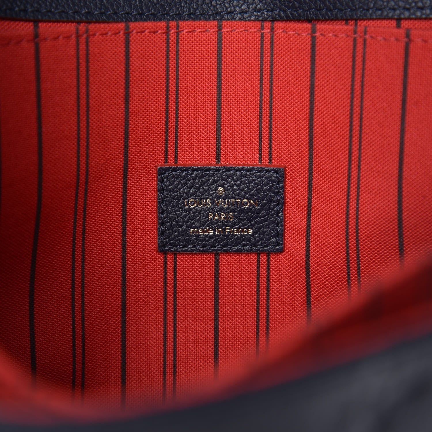Louis Vuitton Empreinte Pochette Metis Marine Rouge 7 of 12