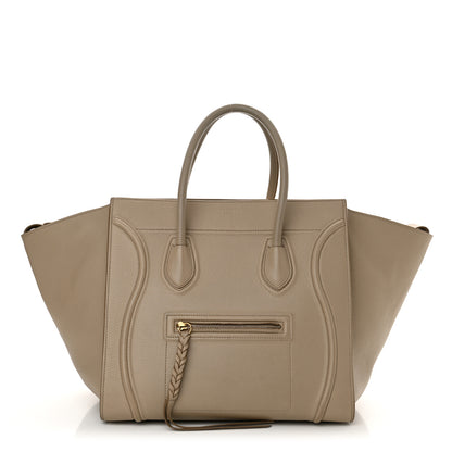 Celine Baby Grained Calfskin Medium Phantom Luggage Quartz 1 of 10