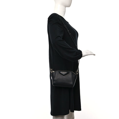 Givenchy Sugar Goatskin Nano Antigona Black 2 of 9
