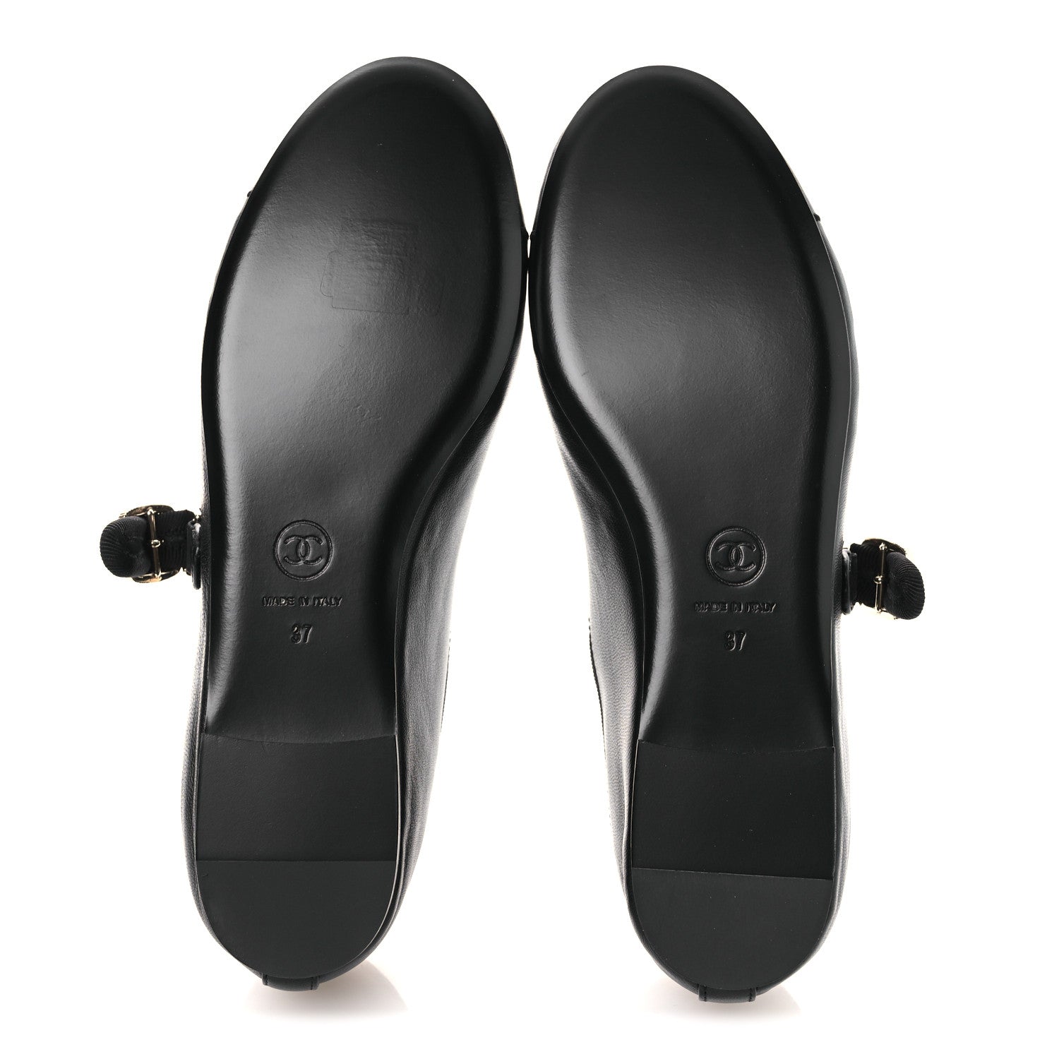 CHANEL ブラック ハイヒール 37 Chanel Lambskin Mary Jane Flats 37 Black 1823481 – FASHIONPHILE