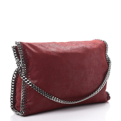 Stella McCartney Shaggy Deer Falabella Fold Over Tote Plum 3 of 8