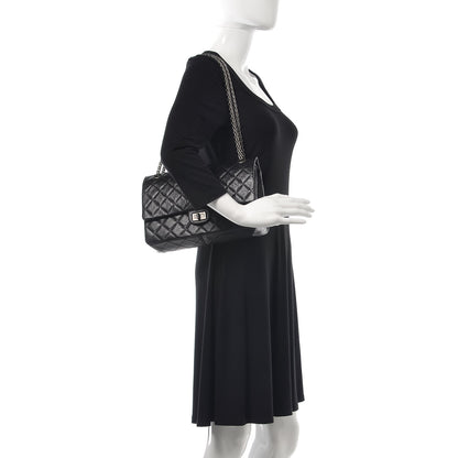 Chanel Aged Calfskin Quilted 2.55 Reissue 226 Flap Black 2 of 8