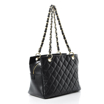 Chanel Caviar Quilted Petit Timeless Tote PTT Black 3 of 13