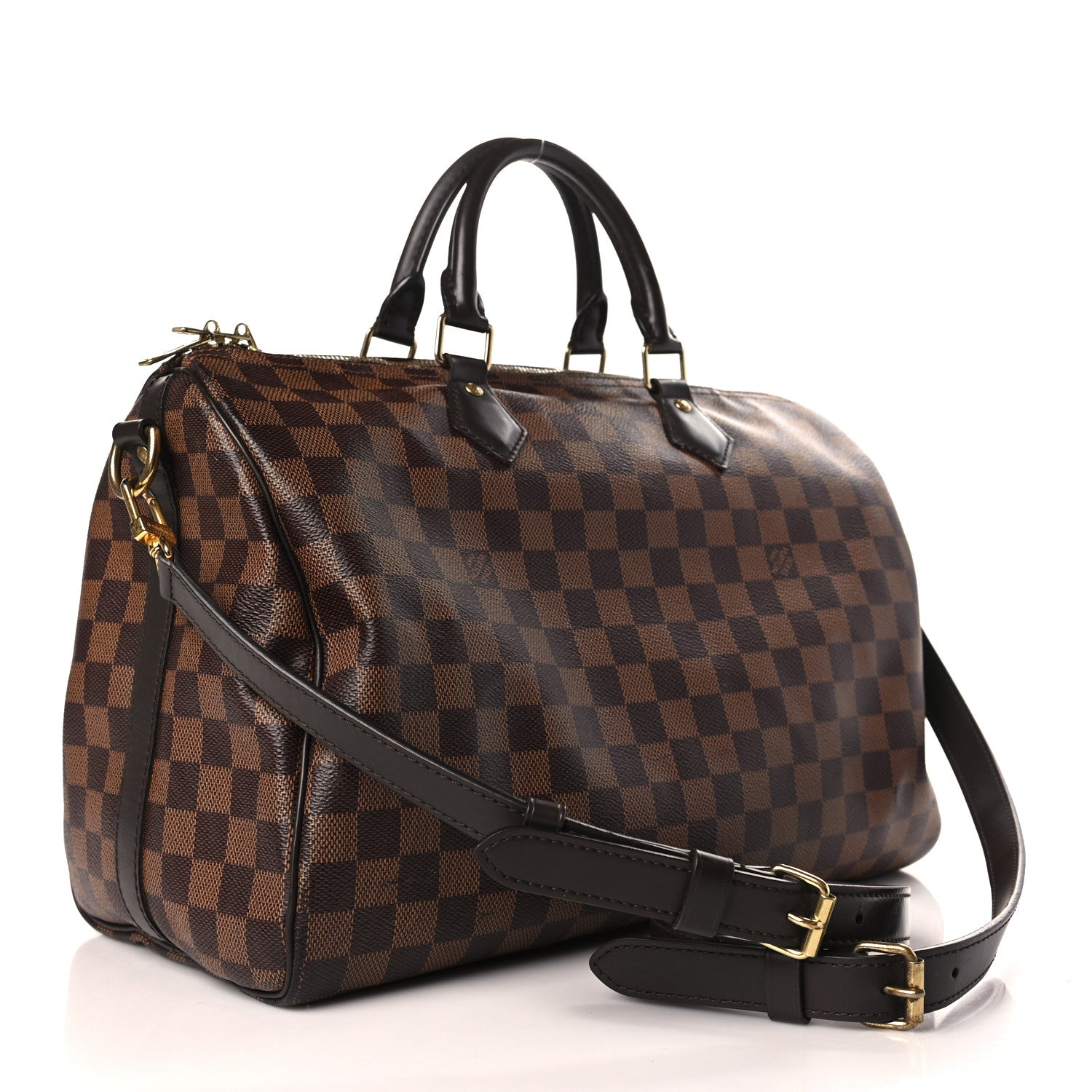 Louis Vuitton Damier Ebene Speedy Bandouliere 35 3 of 9