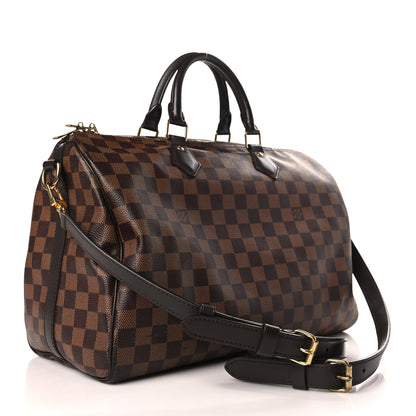 Louis Vuitton Damier Ebene Speedy Bandouliere 35 3 of 9