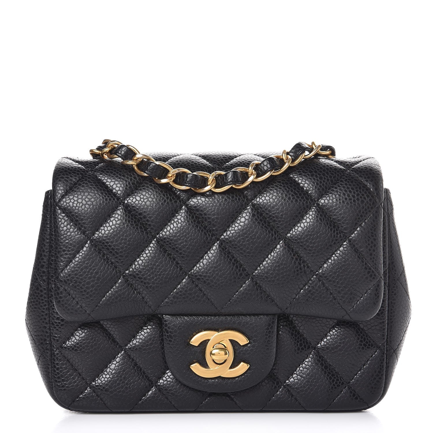 Chanel Caviar Quilted Mini Square Flap Black 1 of 8