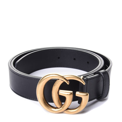 Gucci Calfskin Double G 30mm Belt 95 38 Black 1 of 4