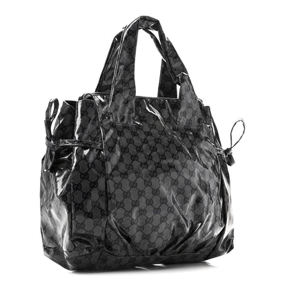 Gucci Crystal Monogram Hysteria Tote Navy Blue 3 of 10