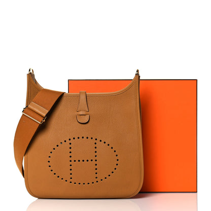 Hermes Taurillon Maurice Evelyne III PM Sesame 13 of 13
