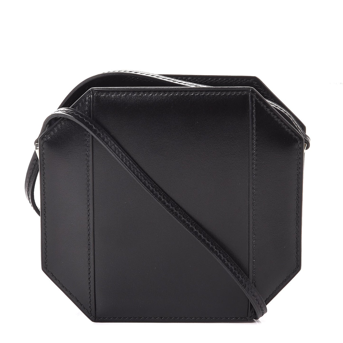 Box Drawstring Bag Black