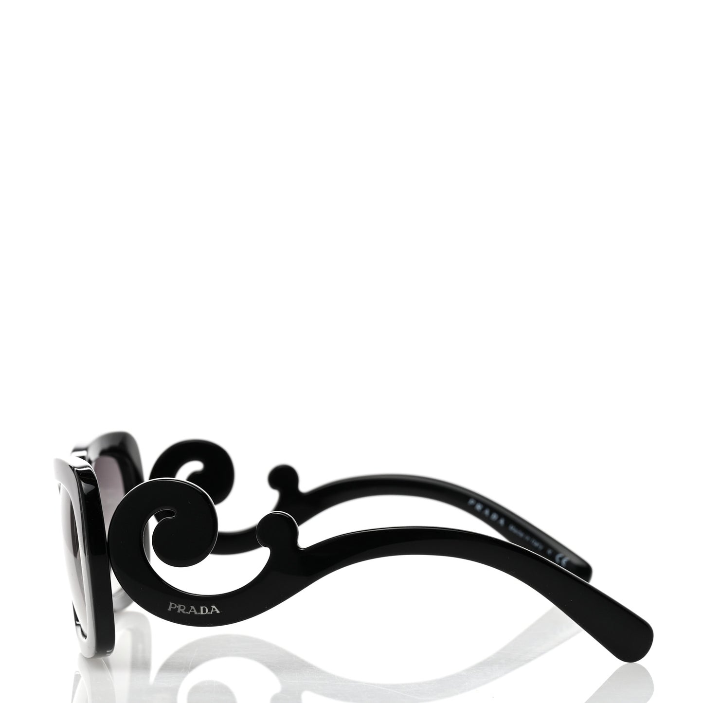 Acetate Baroque Sunglasses SPR 27O Black