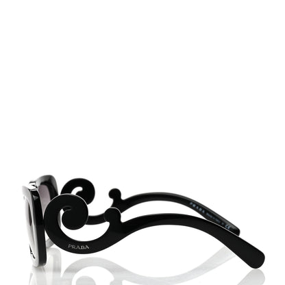 Prada Acetate Baroque Sunglasses SPR 27O Black 3 of 8