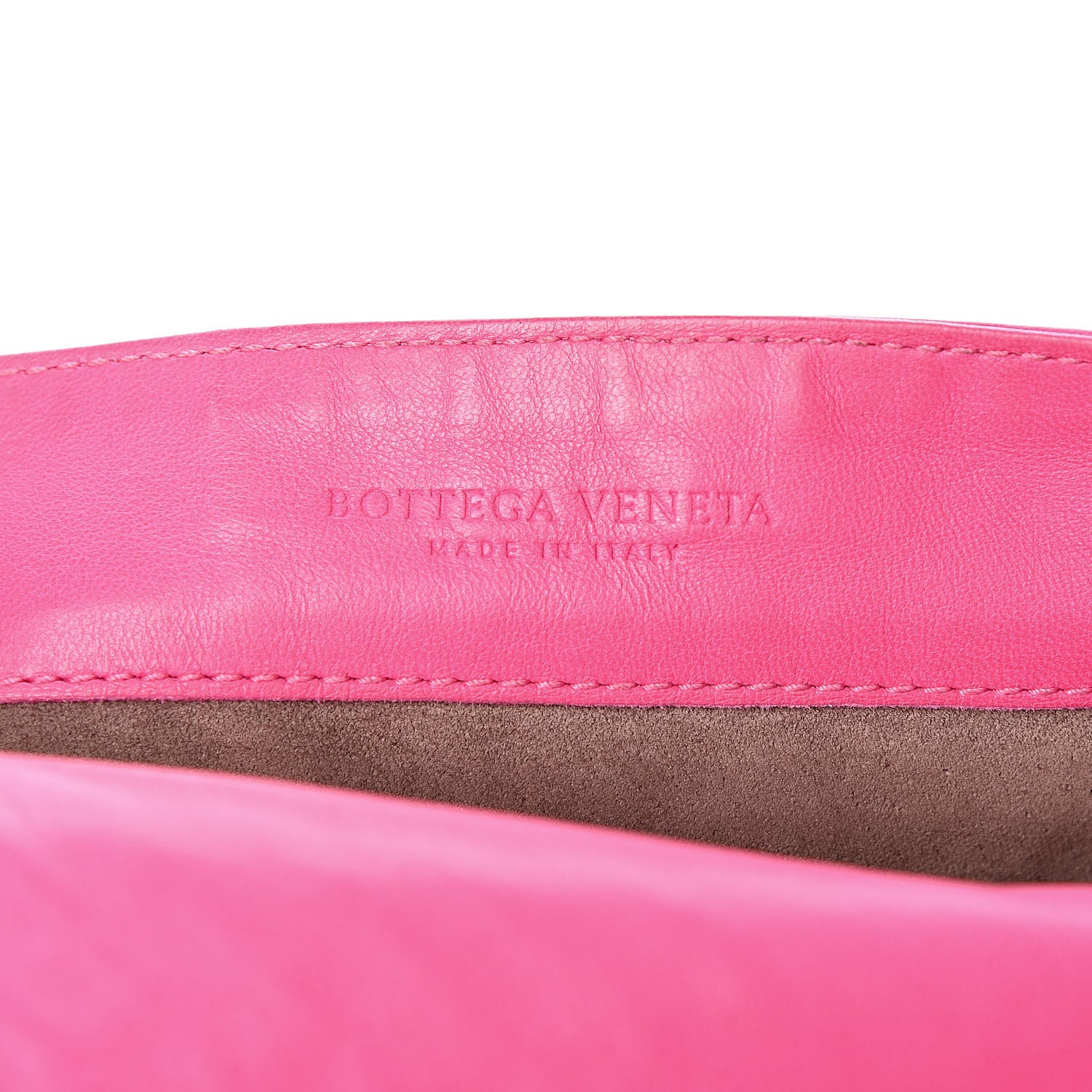 Bottega Veneta Nappa Intrecciato Mini Flap Crossbody Fuchsia 6 of 21