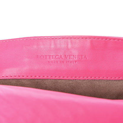 Bottega Veneta Nappa Intrecciato Mini Flap Crossbody Fuchsia 6 of 21