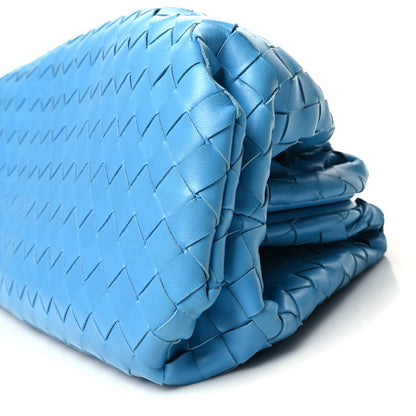 Bottega Veneta Nappa Maxi Intrecciato The Pouch Oversized Clutch Swimming Pool 10 of 13
