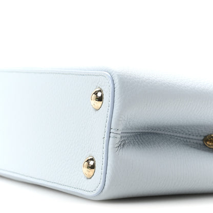 Louis Vuitton Taurillon Capucines BB Olympe Blue 9 of 10