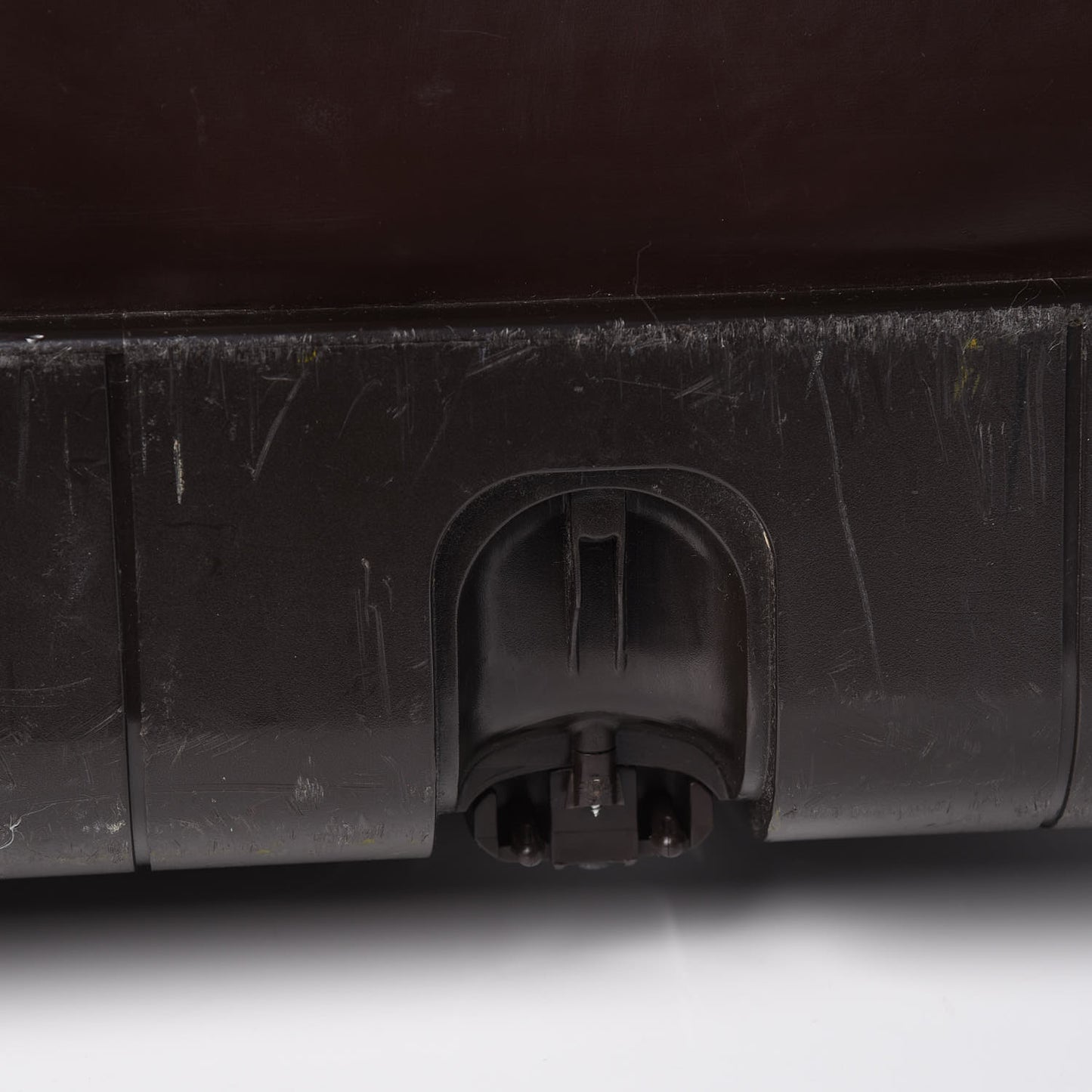 GG Plus Monogram Trolley Suitcase Dark Brown