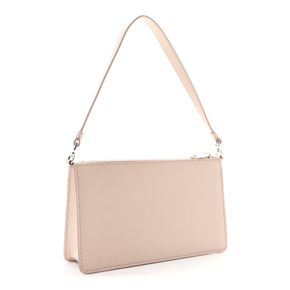 Prada Saffiano Lux Mini Shoulder Bag Ninfea 2 of 9
