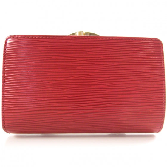 Epi French Purse Wallet Red