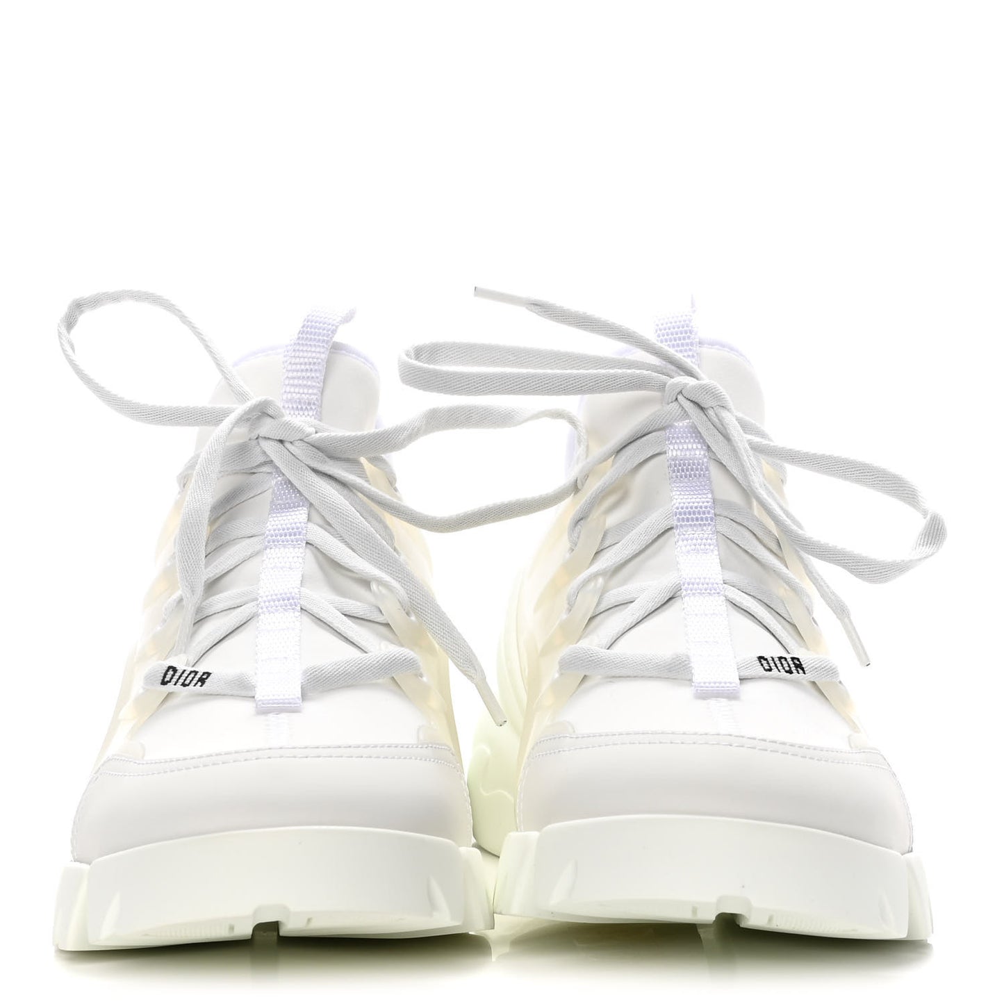 Technical Fabric Rubber Womens D-Connect Sneakers 39 White