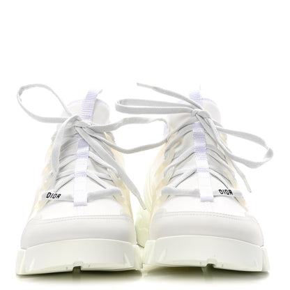 Christian Dior Technical Fabric Rubber Womens D-Connect Sneakers 39 White 2 of 10