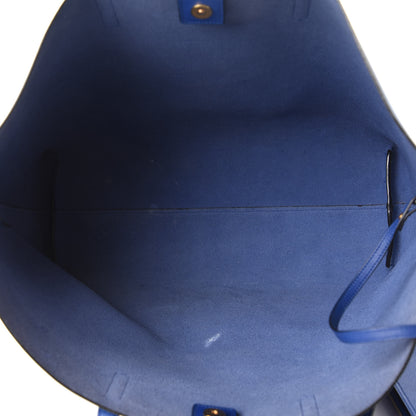 Saint Laurent Calfskin Large Shopping Tote Ultramarine 5 of 10
