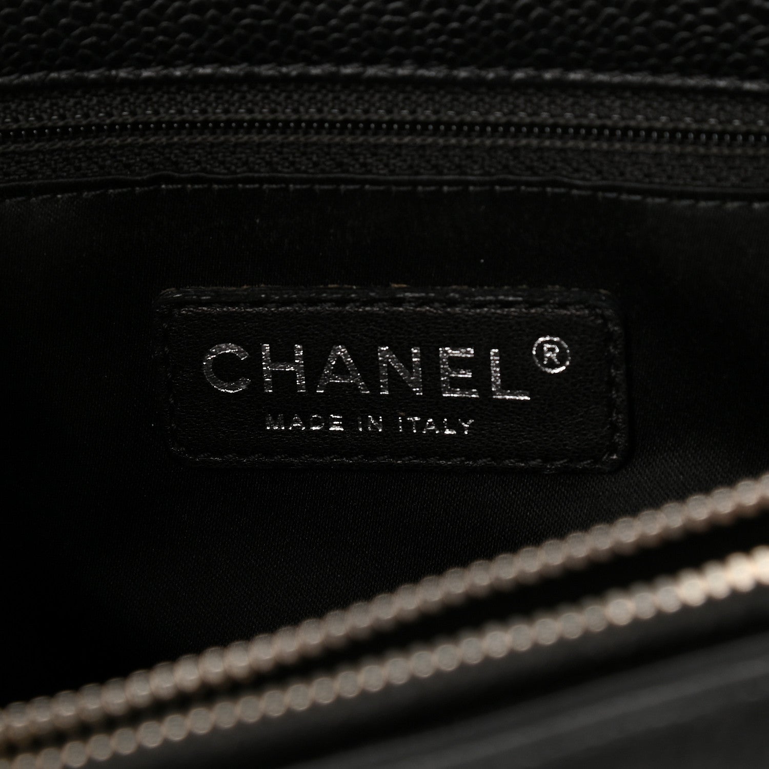 Chanel Caviar Quilted Grand Shopping Tote GST Black 6 of 9