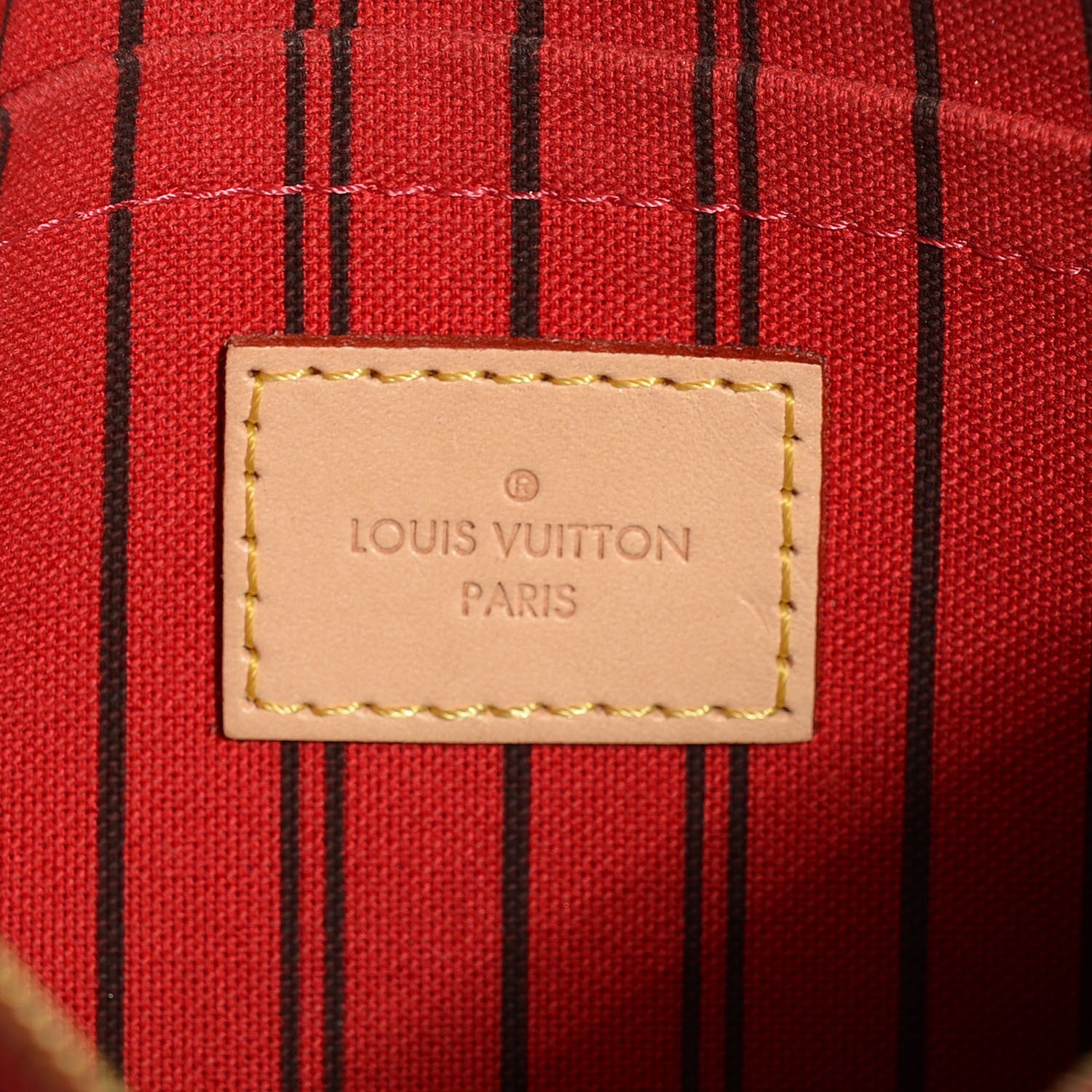 Louis Vuitton Monogram Neverfull MM GM Pochette Cherry 6 of 8