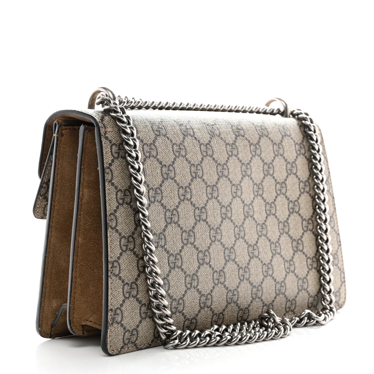 GG Supreme Monogram Small Dionysus Shoulder Bag Taupe