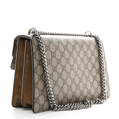 Gucci GG Supreme Monogram Small Dionysus Shoulder Bag Taupe 3 of 12