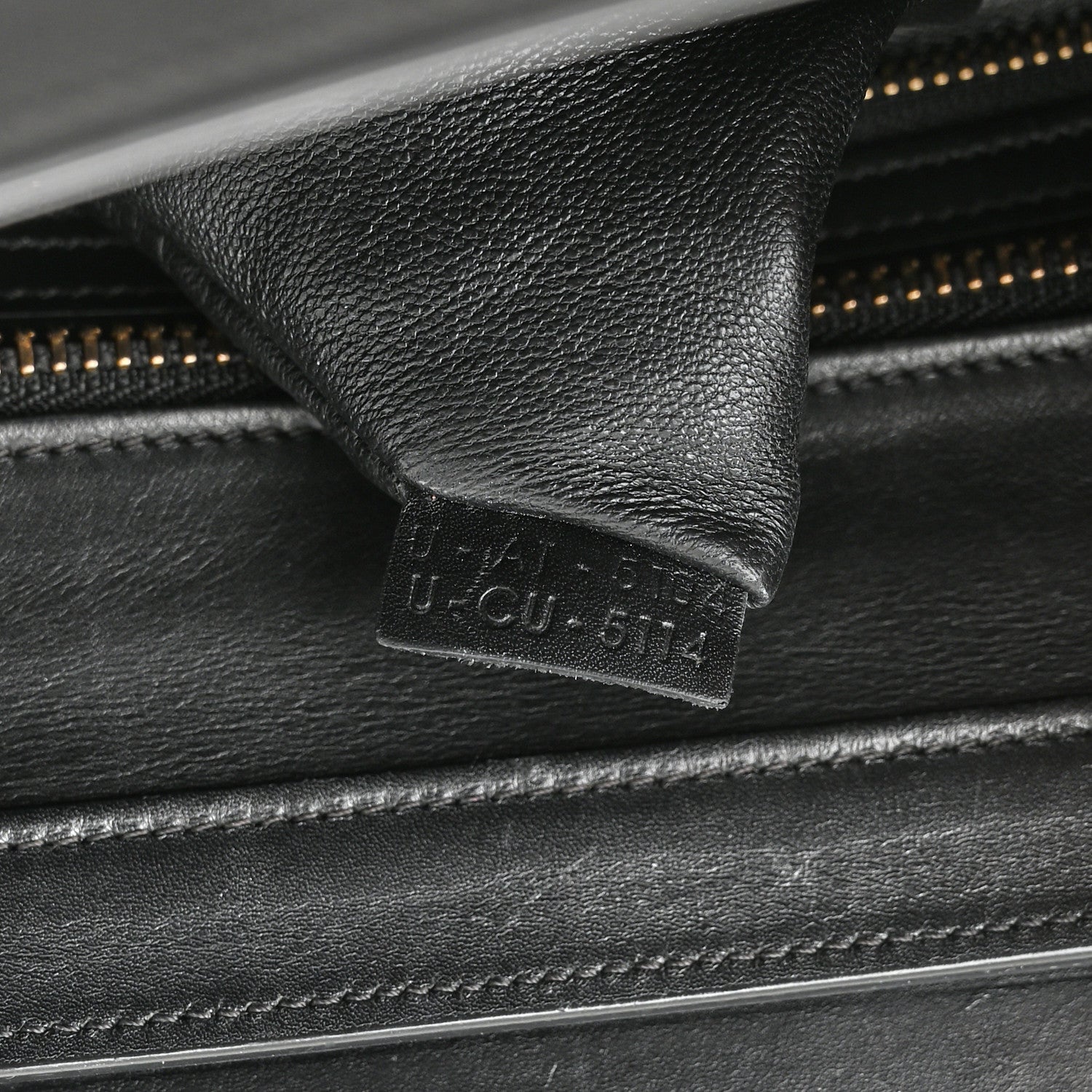 Celine Calfskin Micro Bi-Color Luggage Black White 7 of 11