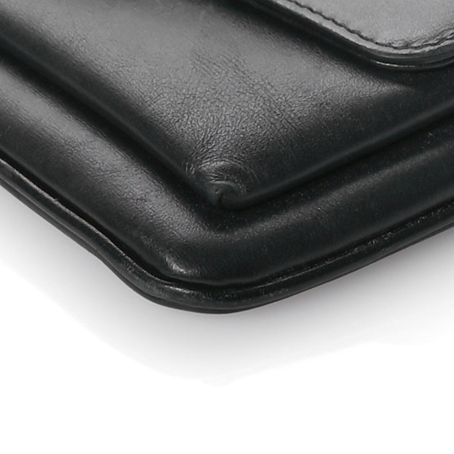Vitello Palmellato Lux Small Arli Flap Shoulder Bag Black