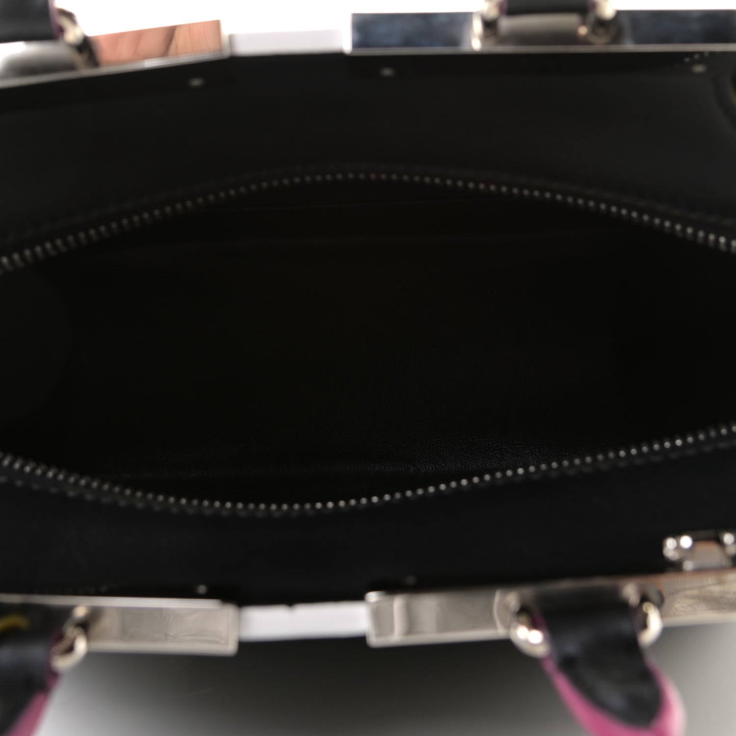 Fendi Vitello Dolce Mini 3Jours Tote Black 4 of 10