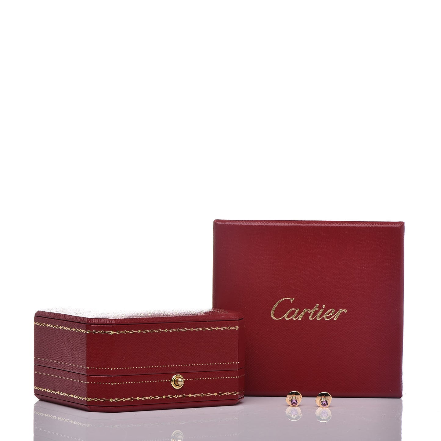 18K Pink Gold Pink Sapphire D'Amour Earrings
