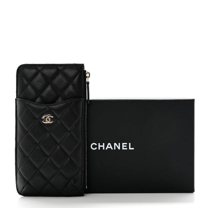 Chanel Caviar Quilted Classic iPhone Pouch Black 8 of 8