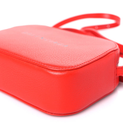 Balenciaga Calfskin Logo XS Everyday Camera Bag Vivid Red Black 10 of 12