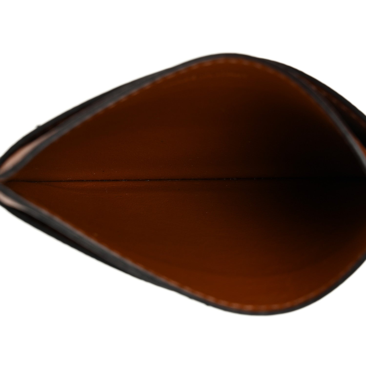 Celine Triomphe Canvas Card Holder Tan 5 of 6