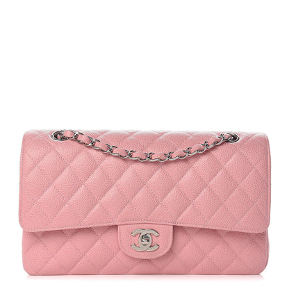 Chanel Caviar Quilted Medium Double Flap Pink 2 of 11