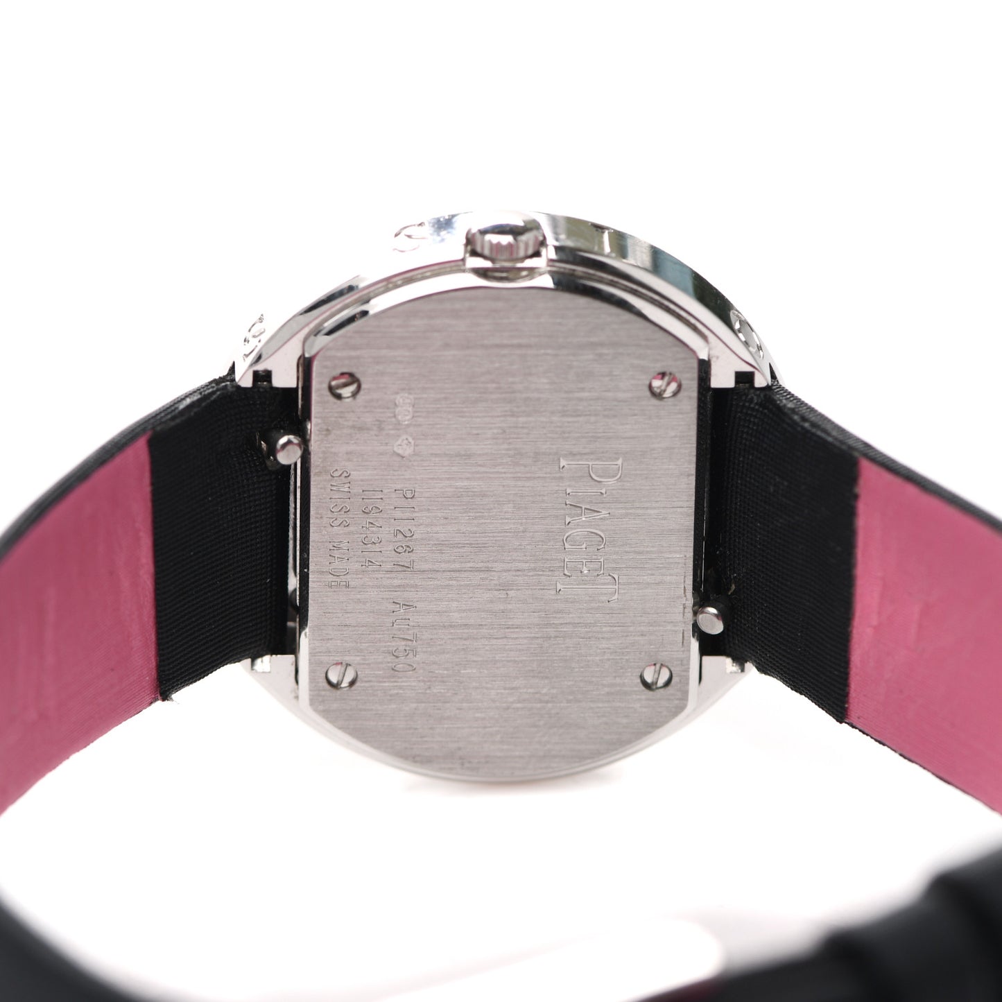 18K White Gold Satin Diamond Bezel 29mm Possession Quartz Watch