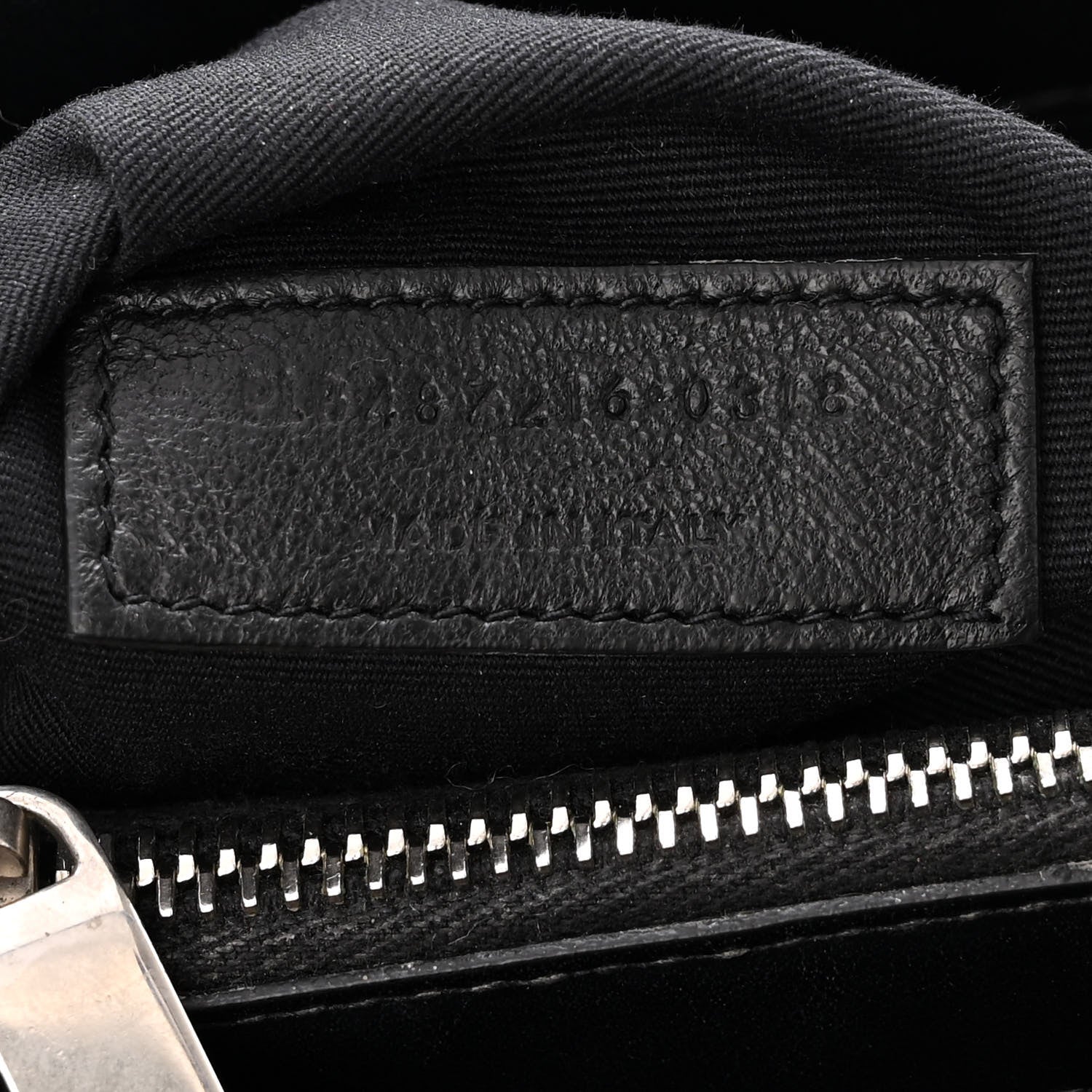 Saint Laurent Calfskin Y Quilted Monogram Medium Loulou Chain Satchel Black 7 of 17