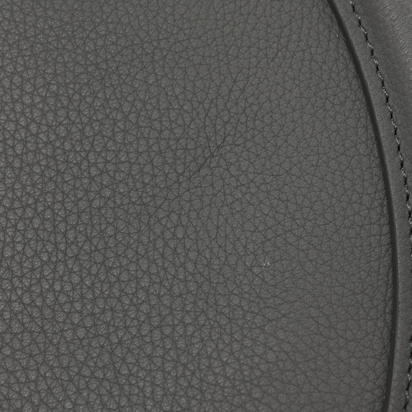 Baby Drummed Calfskin Micro Luggage Kohl