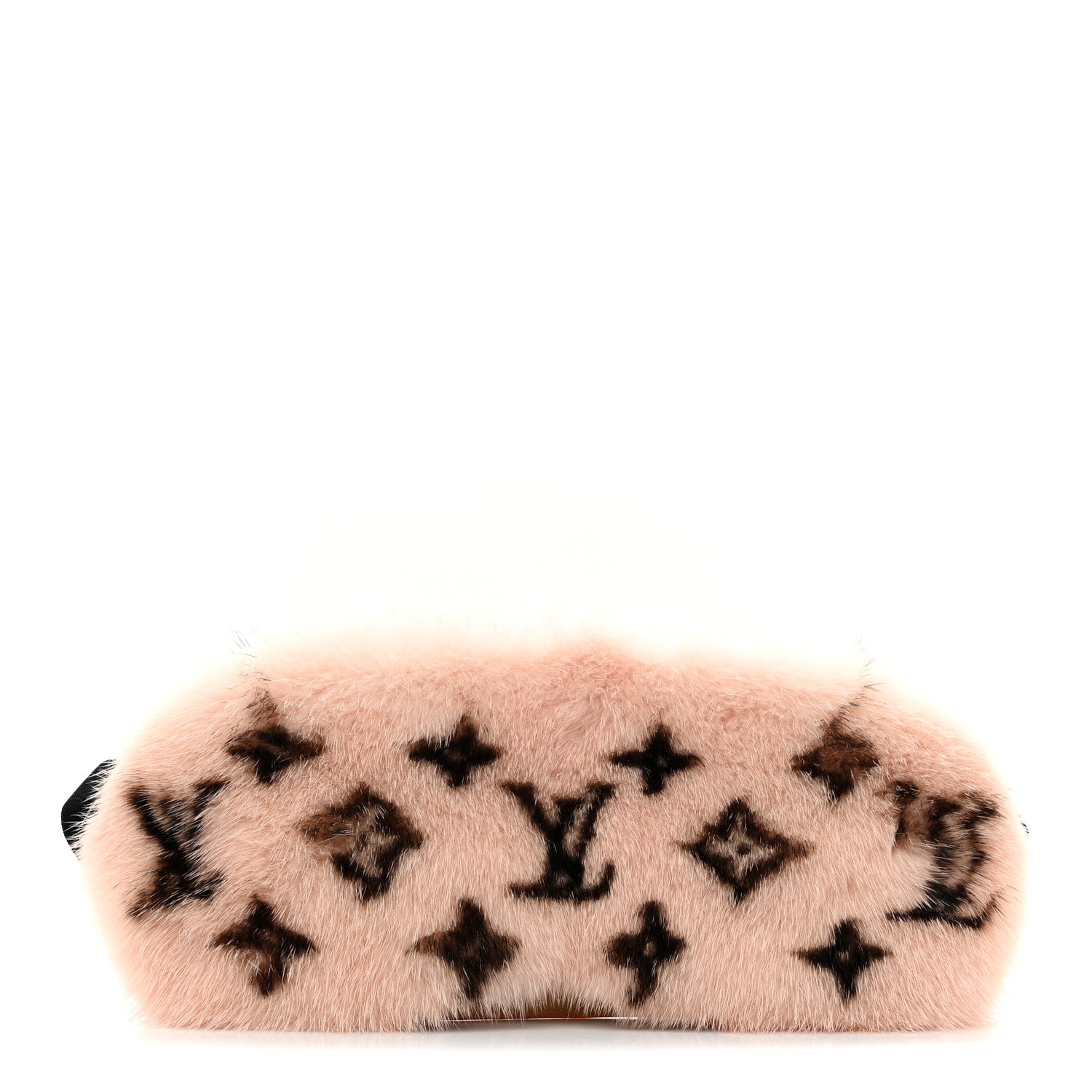 Louis Vuitton Monogram Mink Fur Sleep Mask Light Pink 1778274