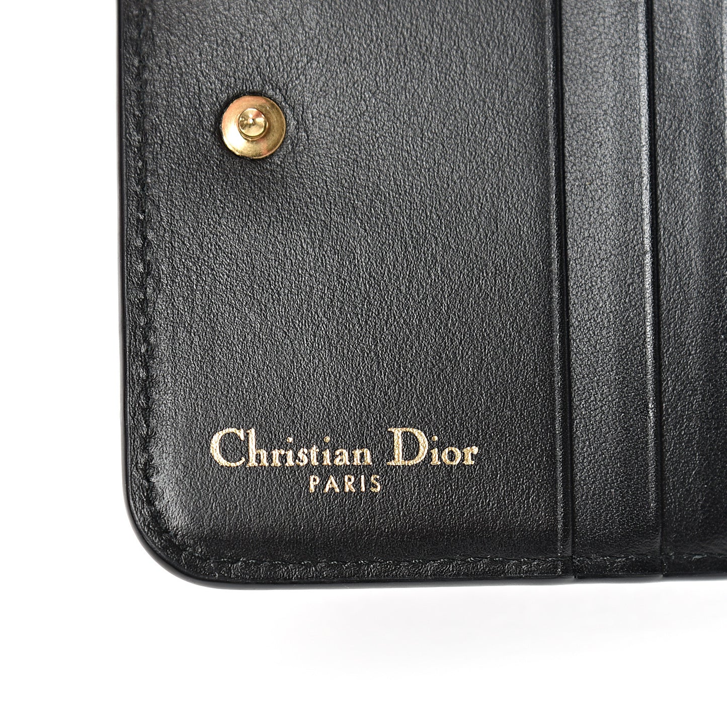 Calfskin Stars Voyageur French Wallet Black