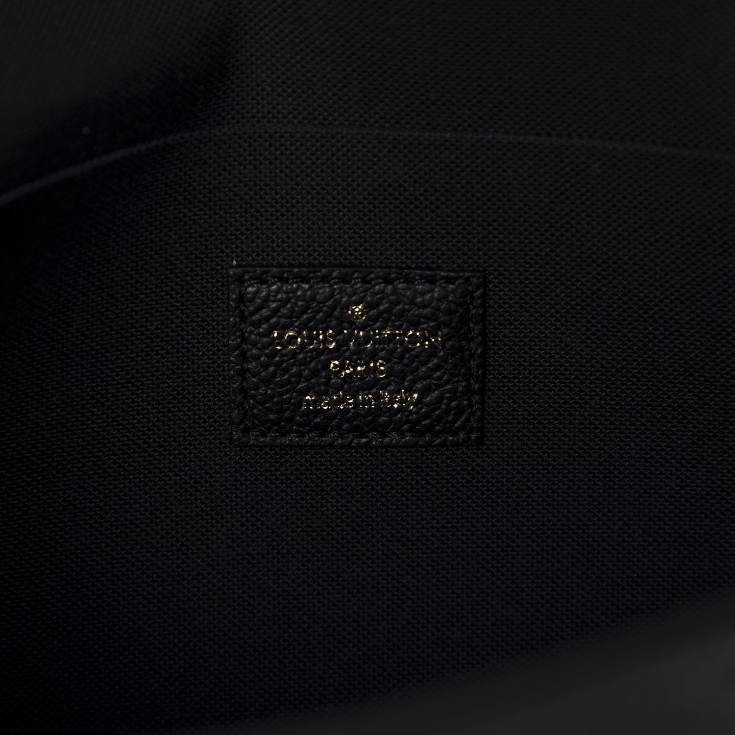 Louis Vuitton Empreinte Pochette Felicie Chain Wallet Black 8 of 10