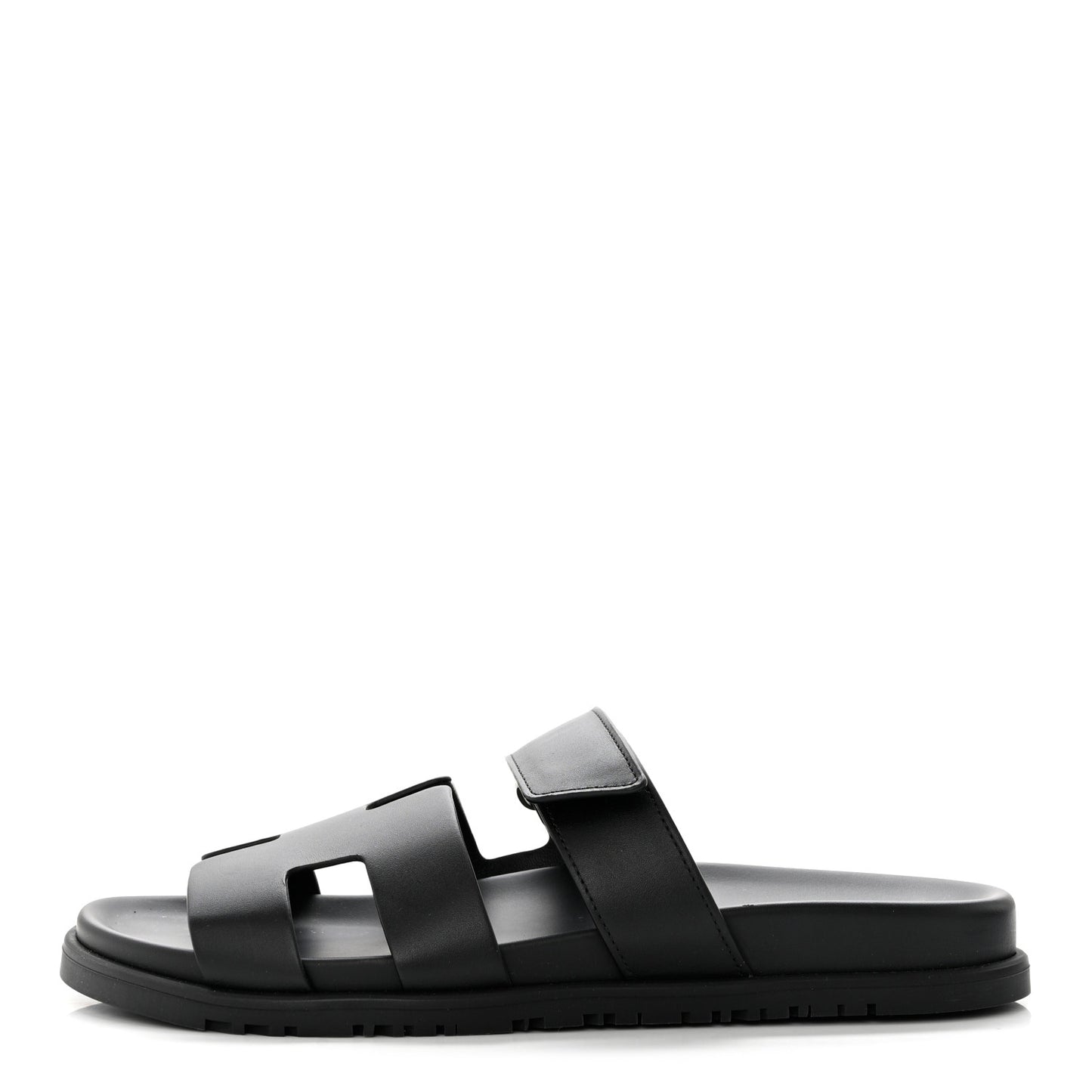 Calfskin Womens Chypre Sandals 40.5 Black