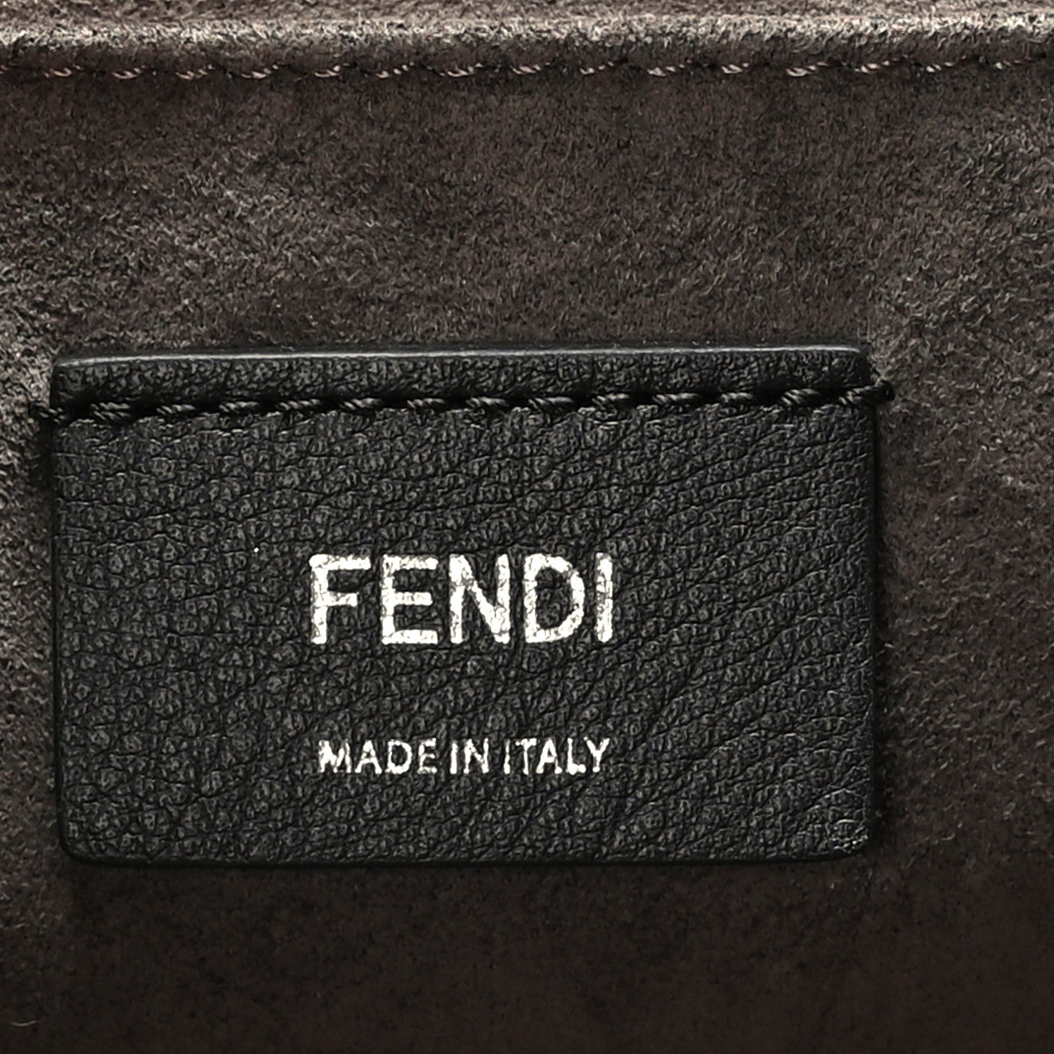 Fendi Vitello Liberty Lucido Flowerland Scalloped Studded Kan I Shoulder Bag Azzurro Polvere Multicolor 7 of 11